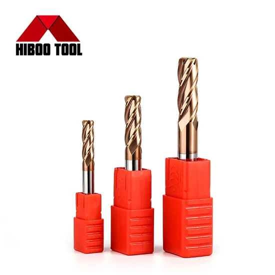 Carbide Corner Radius End Mills for CNC Machine Tools